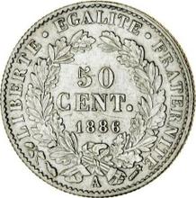 50 Centimes 1886 A  