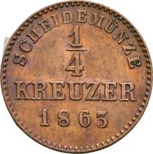 1/4 kreuzer 1863   