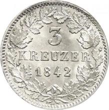 3 Kreuzer 1842   