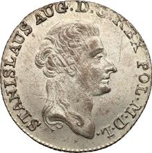 1 Zloty (4 Grosze) 1795 MV   "Kościuszko Uprising"