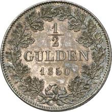 1/2 guldena 1850   