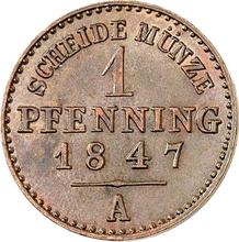 1 пфенниг 1847 A  