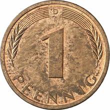 1 Pfennig 1990 D  