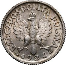 1 Zloty 1924    "A woman with ears of corn"