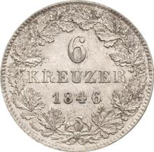 6 Kreuzer 1846   