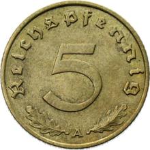 5 Reichspfennig 1939 A  