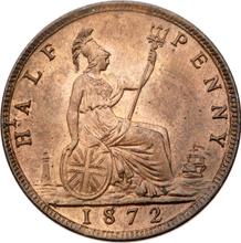 Halfpenny 1872   