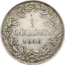 1/2 guldena 1846   