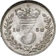 Threepence 1858   