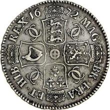 Halfcrown 1672    "Third laureate bust"