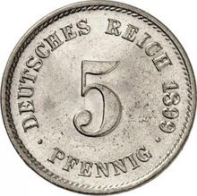 5 Pfennig 1899 G  