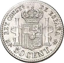 50 Céntimos 1889  MPM 