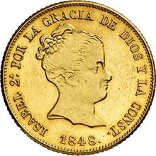 80 Reales 1848 B PS 