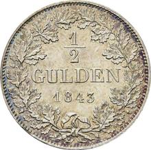 1/2 Gulden 1843   