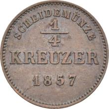 1/4 kreuzer 1857   