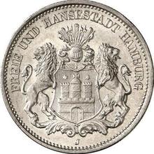 2 марки 1901 J   "Гамбург"