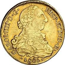 8 Escudos 1805 So FJ 