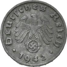1 Reichspfennig 1942 F  
