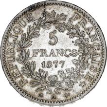 5 francos 1877 A   "Hércules"