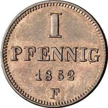 1 Pfennig 1852  F 
