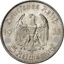 5 Reichsmark 1935 J   "Garrison Church (undated)"