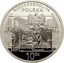 10 Zlotych 2007 MW  ET "Enigma-Code"