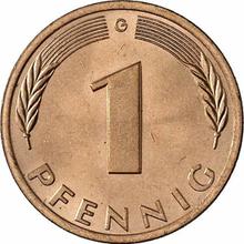 1 Pfennig 1977 G  