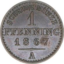 1 Pfennig 1867 A  