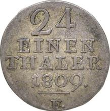 1/24 Thaler 1809  F  "Crown with ribbons"