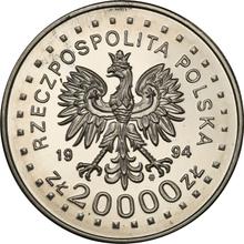 20000 złotych 1994 MW  ANR "200 Rocznica Powstania Kościuszkowskiego" (Próba)