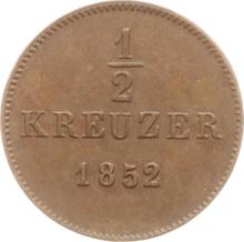 Medio kreuzer 1852   