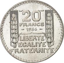 20 francos 1936   