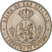 1 Céntimo de escudo 1866   