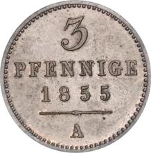 3 Pfennig 1855 A  