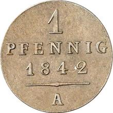 1 Pfennig 1842 A  