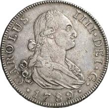 8 Reales 1789 M MF 