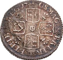 Sixpence 1708   