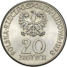 20 Zlotych 1978 MW   "Maria Konopnicka"