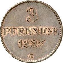 3 Pfennig 1837  G 