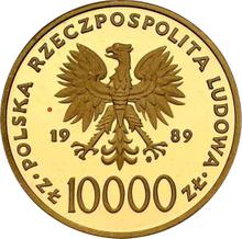 10000 Zlotych 1989 MW  ET "Papst Johannes Paul II"
