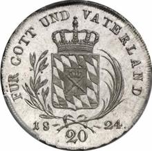 20 Kreuzer 1824   