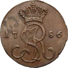 1 Grosz 1786  EB  "Z MIEDZI KRAIOWEY"