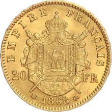 20 Francs 1868 BB  