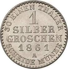 Silber Groschen 1861 A  