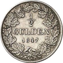 1/2 Gulden 1847  D 