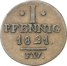 1 Pfennig 1821  F.W. 