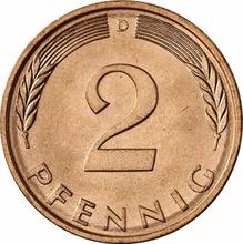 2 Pfennig 1978 D  