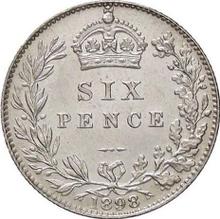 6 Pence 1898   TB