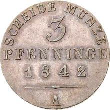 3 Pfennige 1842 A  