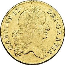 Two guinea 1673    "First laureated bust"